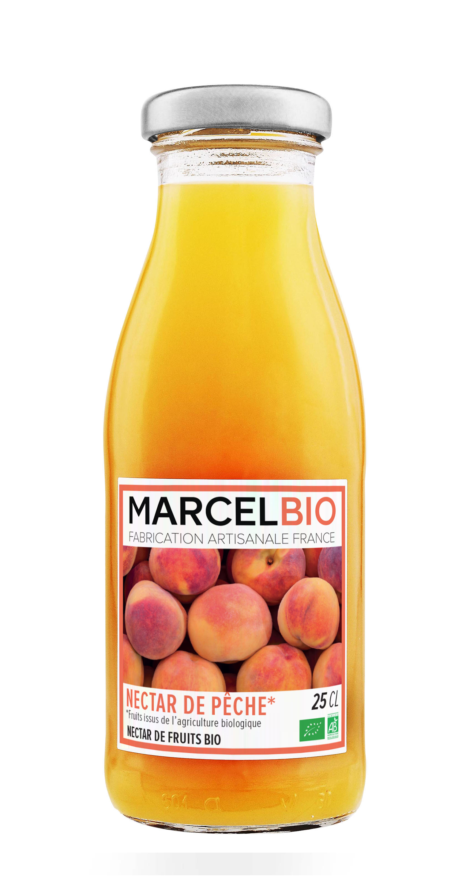 Organic peach nectar - 25cl