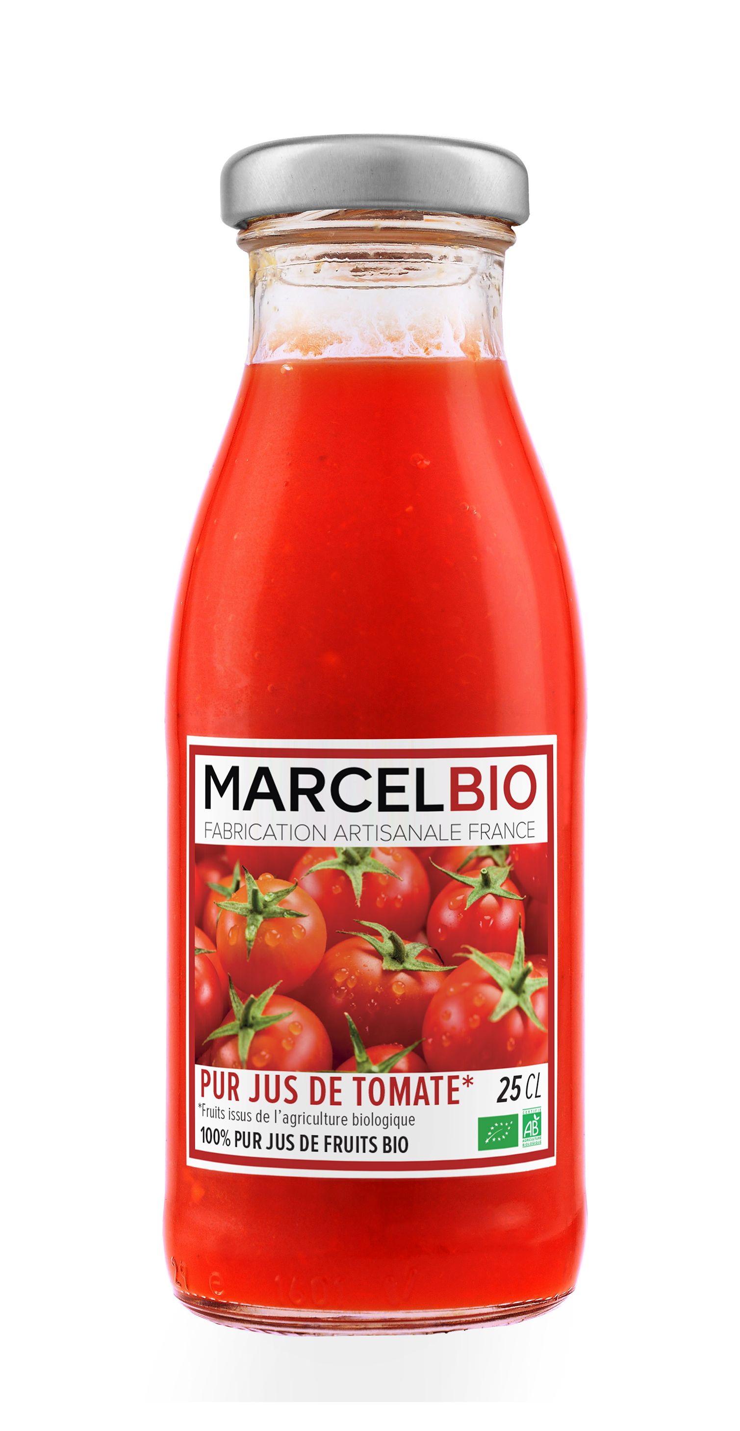 Organic pure tomato juice - 25 cl