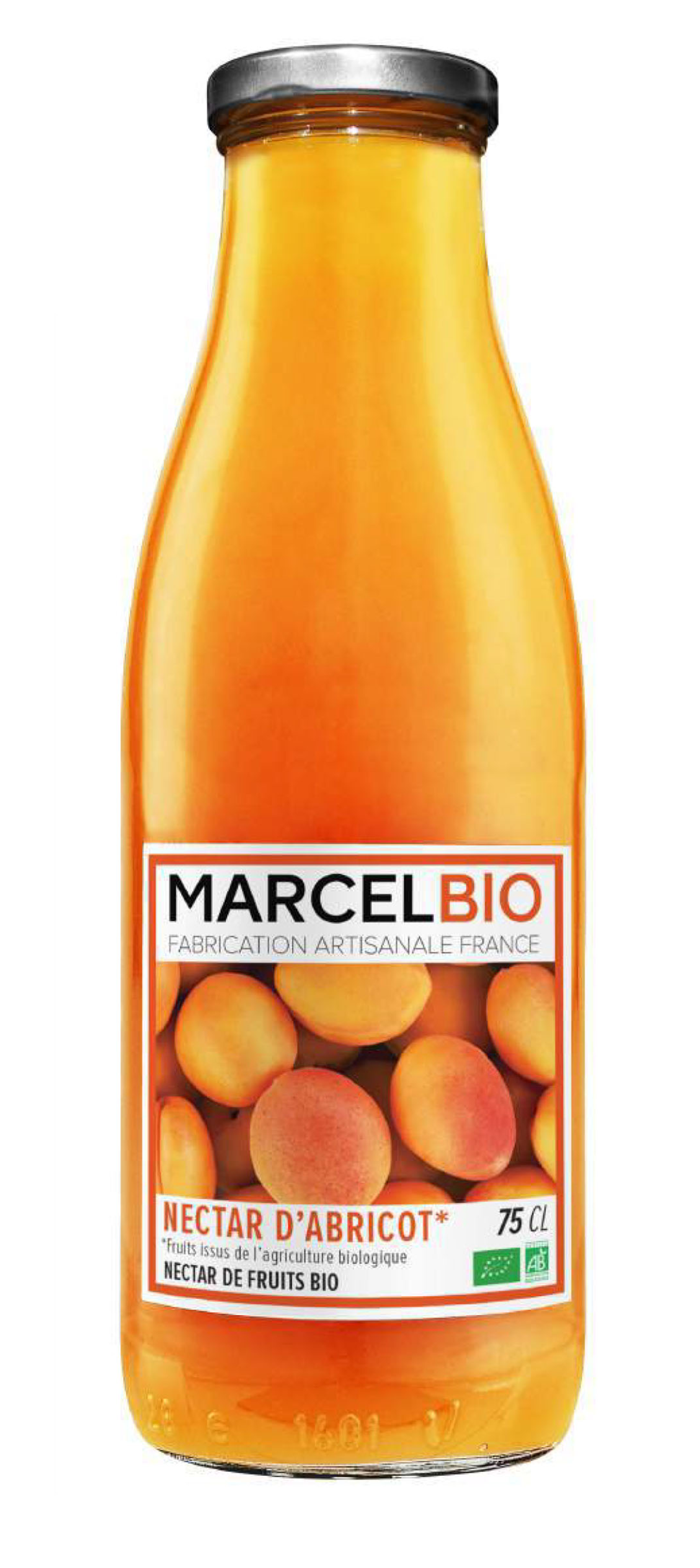 Nectar d'abricot bio 75 cl