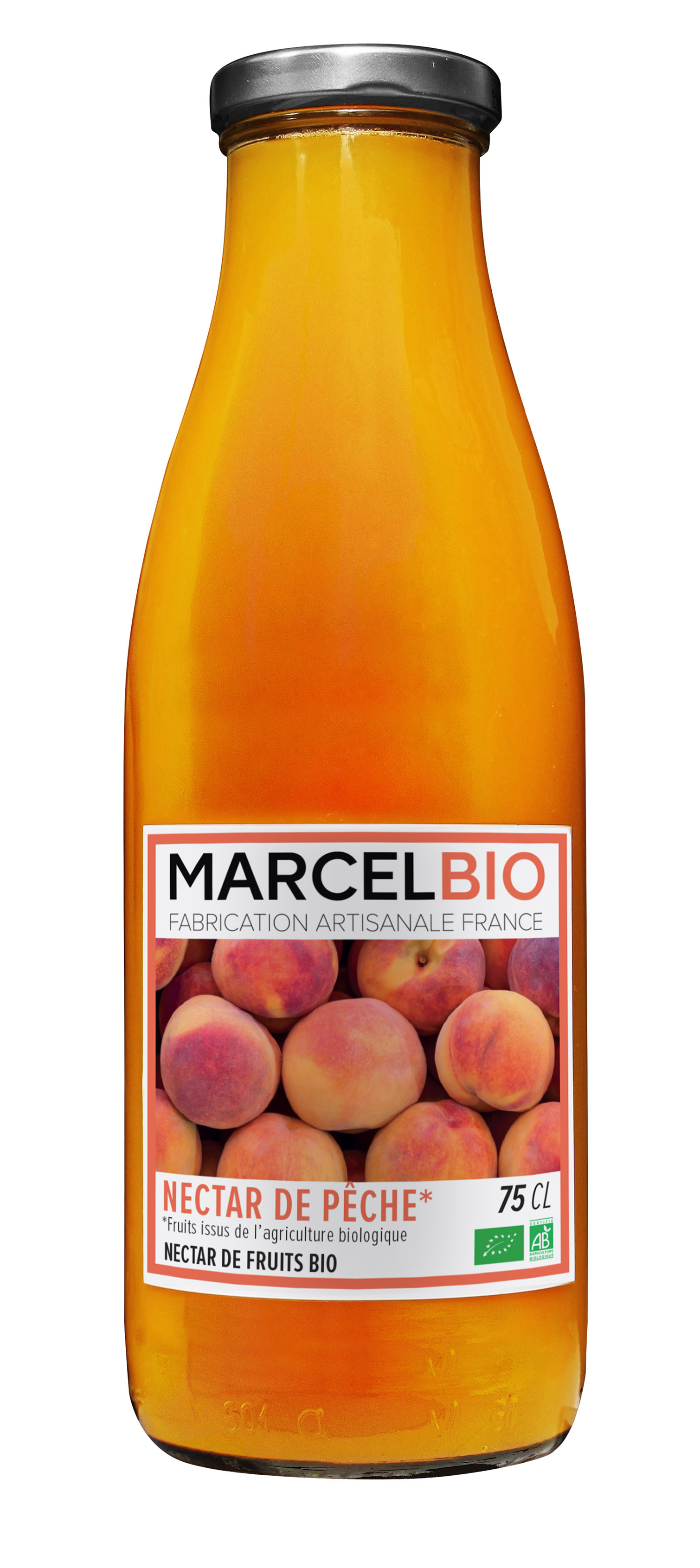 Organic peach nectar - 75 cl